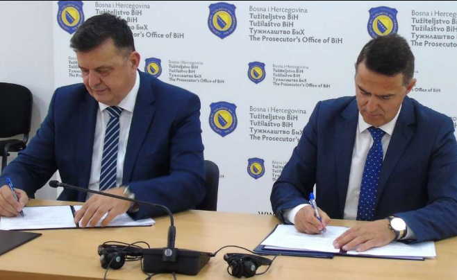 Potpisan Memorandum o operativnoj saradnji Tužilaštva BiH i UIOBiH