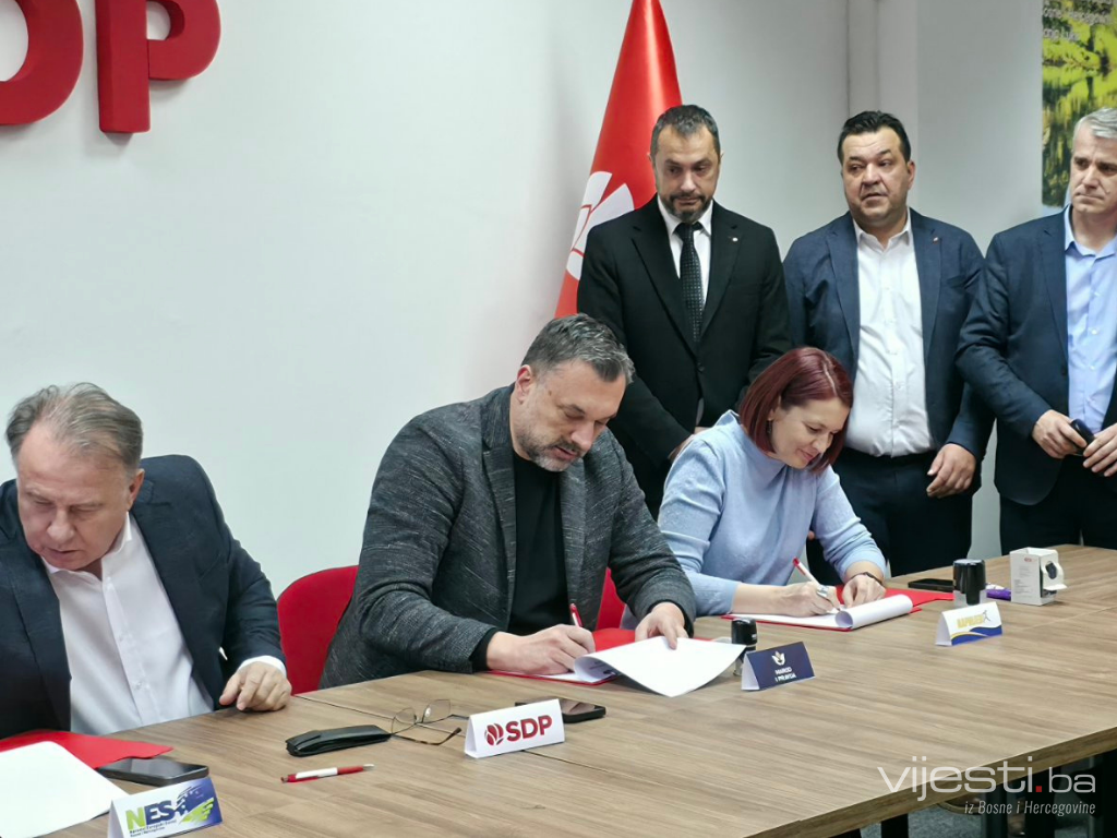 Potpisan Sporazom: SDP, NIP i još tri stranke zajedno na Općim izborima