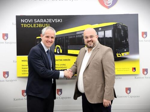 Potpisan ugovor: Kanton Sarajevo kupuje deset novih Solaris trolejbusa