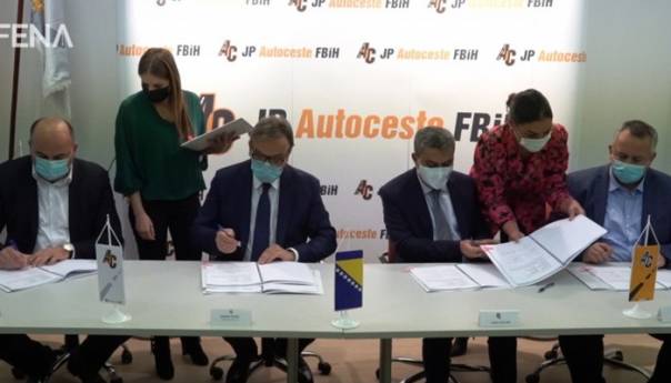 Potpisan ugovor o izgradnji dionice Poprikuše – Nemila vrijedan 208 miliona eura