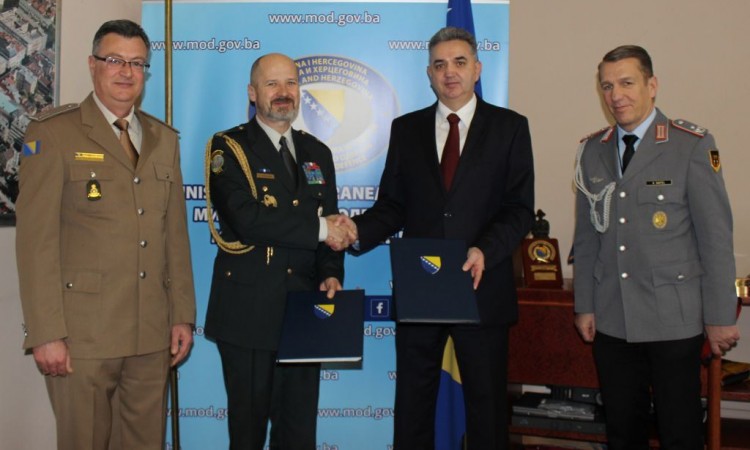 Potpisana saradnja MO i OS BiH i vojno-diplomatskih predstavnika u BiH