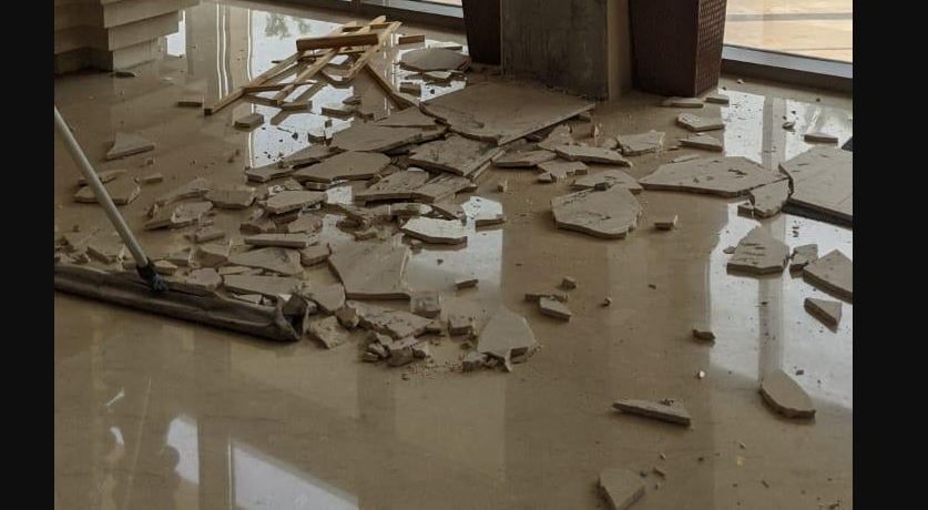Potres magnitude 6 u Indiji, štete na zgradama