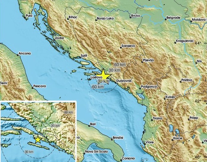 Potres u Metkoviću, osjetio se i u BiH