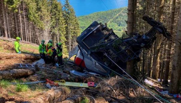 Povećan broj žrtava u padu žičare u Italiji