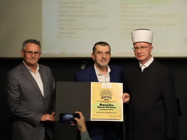 Povelja za životno djelo Idriz-ef. Memiću, nagrađena knjiga o genocidu u Zvorniku