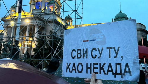 Povicima 'Gotov je' završen protest u Beogradu, novi u naredni petak