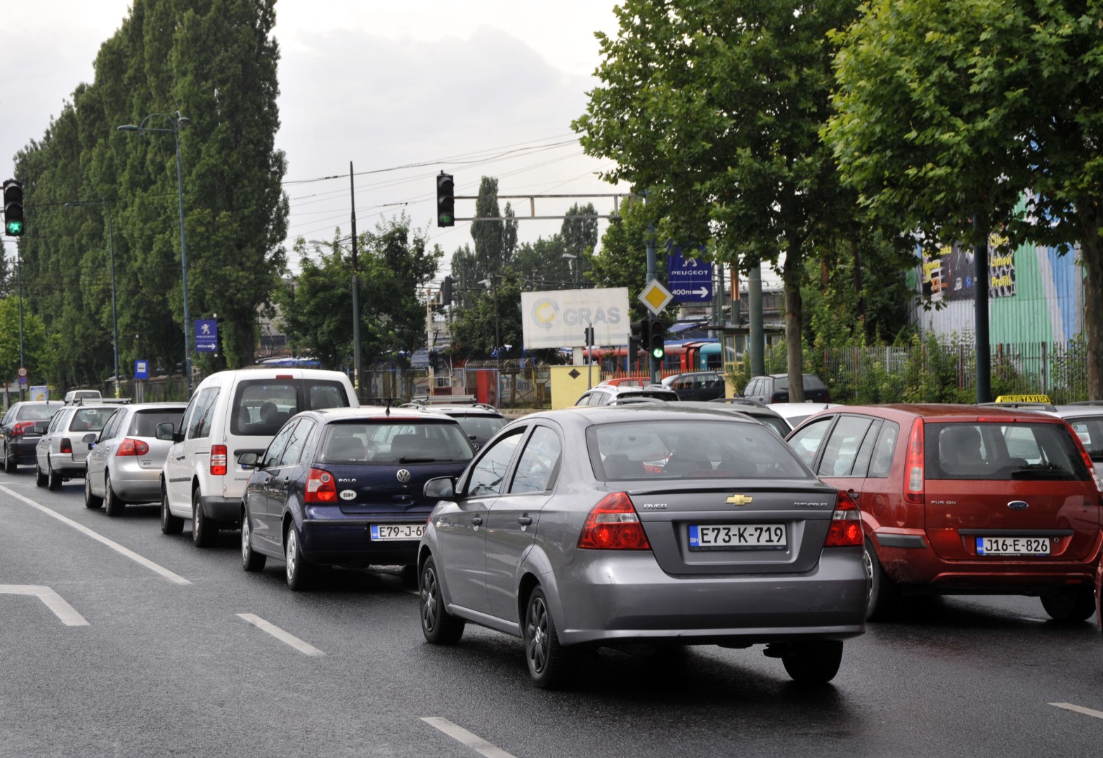 Povoljni uvjeti za vožnju i pojačan promet vozila