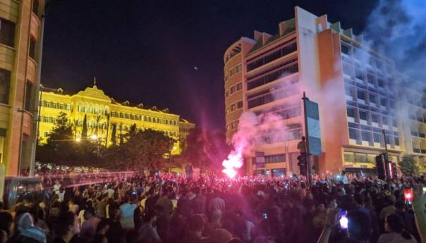 Povrijeđeno deset osoba tokom protesta u Libanu