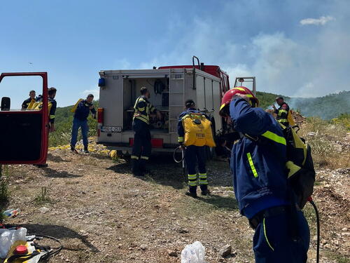 Požar kod Gruda još uvijek nije pod kontrolom