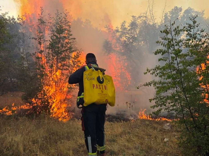 Požar kod Mostara pod kontrolom, gašenje otežano zbog vjetra i terena