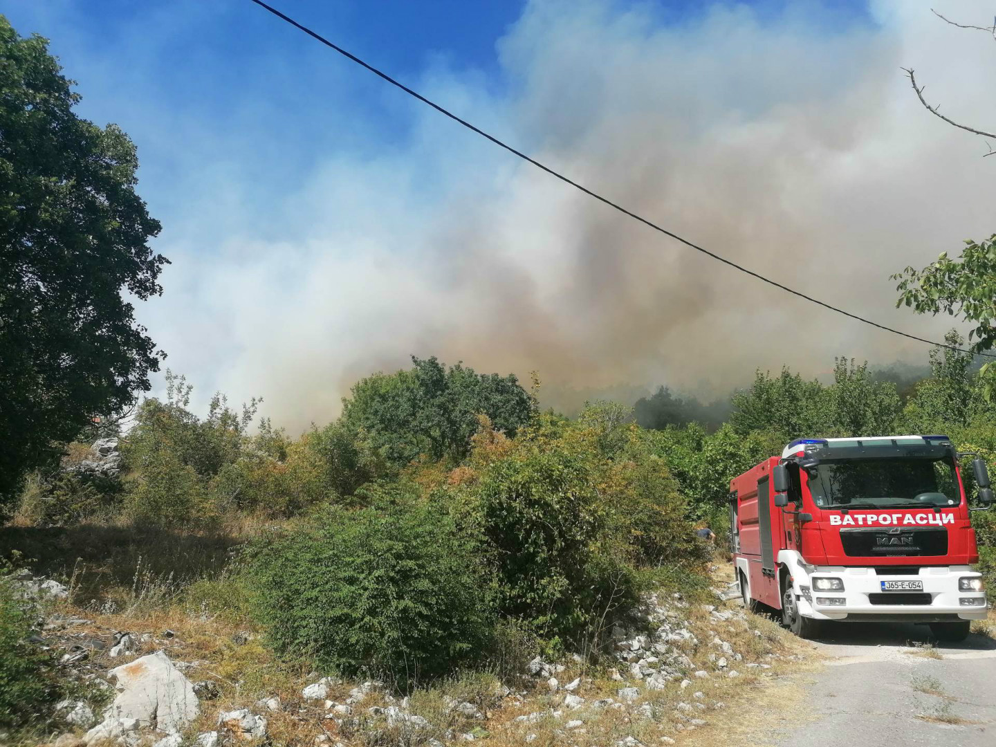 Požar kod Trebinja stavljen pod kontrolu