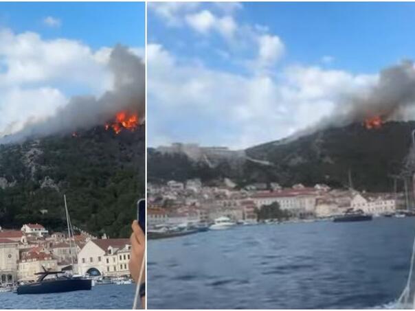 Požar na Hvaru: Kanadere ometao dron, pilot priveden