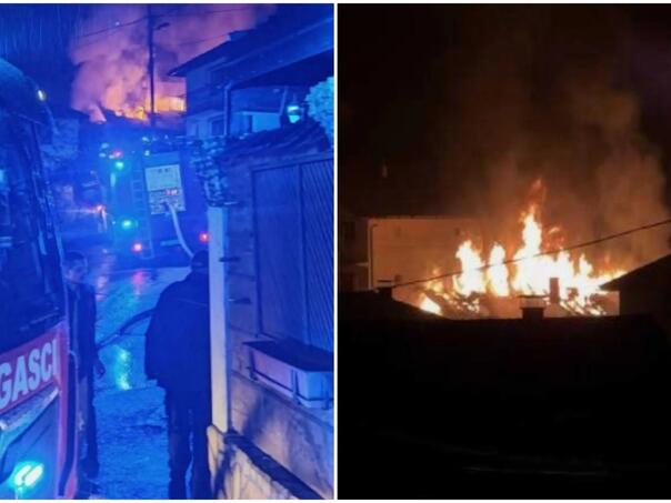 Požar na porodičnoj kući u Hrasnici, građani ostali bez struje