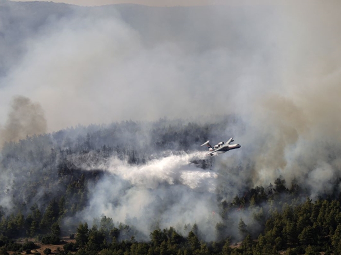 Požar na sjeveroistoku Grčke postepeno jenjava