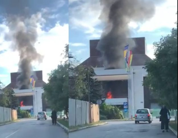 Povrijeđena dva radnika u eksploziji plinske boce tokom sanacije krova na zgradi BNP Zenica