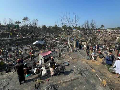 Požar u izbjegličkom kampu Rohingya, skoro 7.000 ostalo bez smještaja