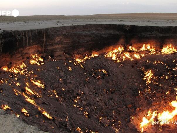 Požar u 'Kapiji pakla' u Turkmenistanu značajno smanjen nakon pola stoljeća