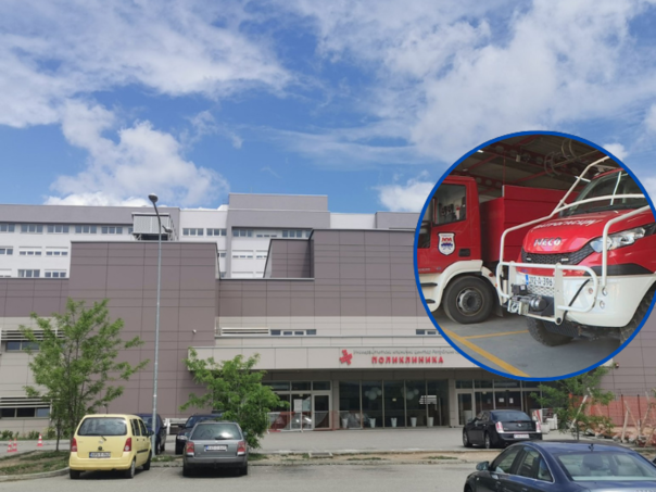 Požar u Klinici za psihijatriju, jedan pacijent zadobio opekotine