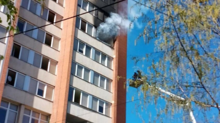Požar u studentskom domu u Nišu, na terenu i hitna pomoć