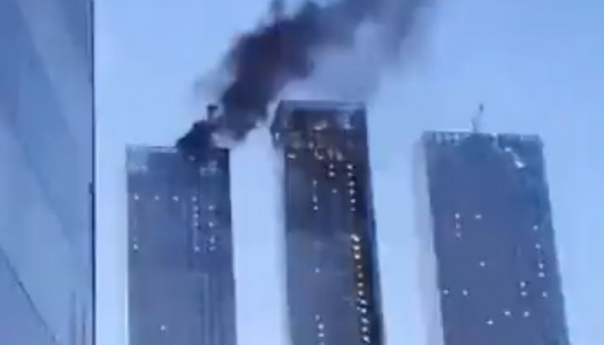 Požar zahvatio jednu od najviših zgrada u Moskvi