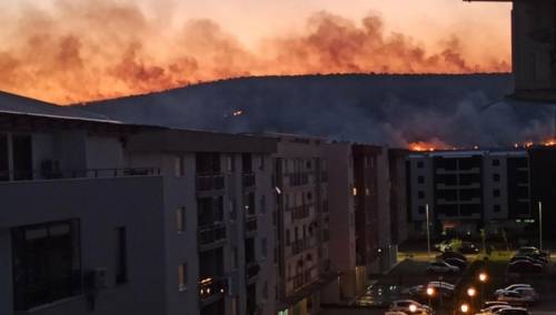 Požari na nekoliko lokacija u Podgorici, vjetar otežava gašenje