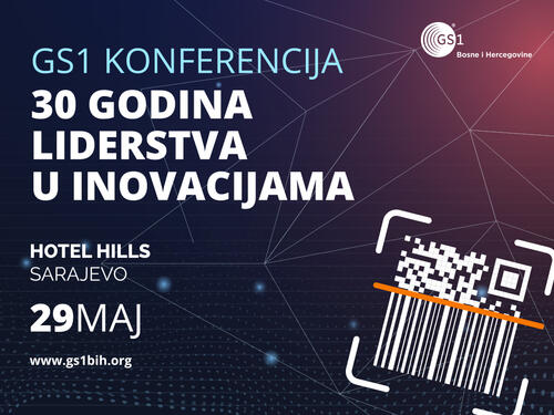 Poziv na 9. GS1 Konferenciju: 30 godina liderstva u inovacijama i digitalnoj transformaciji