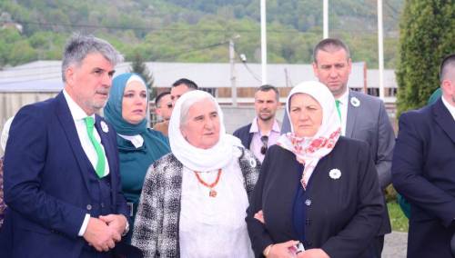 Poznati humanista iz Bijelog Polja u posjeti Potočarima