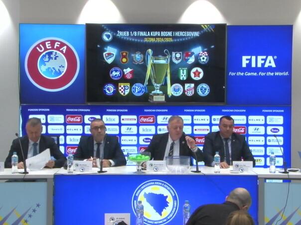 Poznati parovi osmine i četvrtine finala Kupa BiH