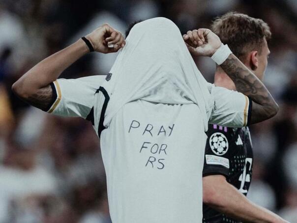'Pray for RS': Poznato zašto je igrač Reala ispod dresa nosio ovu poruku