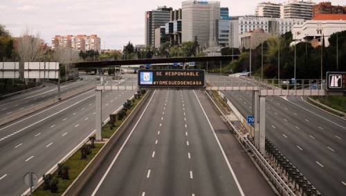 Prazne ulice Madrida, grada koji je najviše pogođen koronavirusom u Španiji