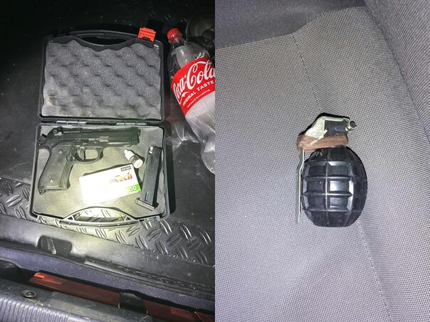 Pred zgradom inspektora uhapšen muškarac sa bombom i pištoljem