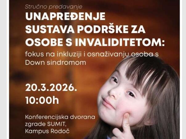 Predavanje o unaprjeđenju podrške osobama s Down sindromom u Mostaru