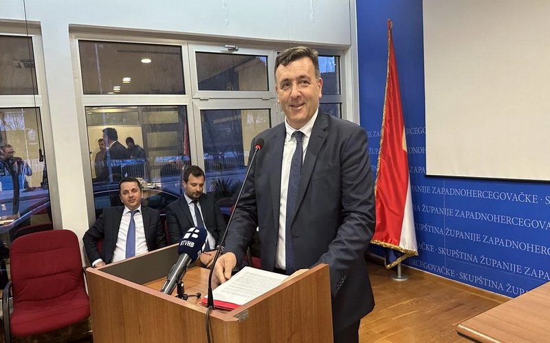 Predrag Čović novi je premijer Zapadnohercegovačkog kantona