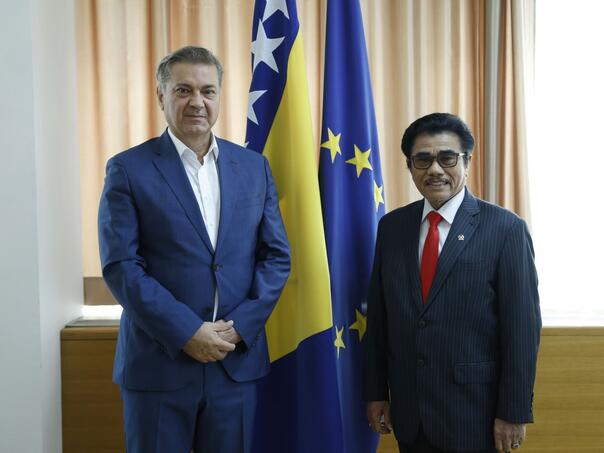Zvizdić primio u posjetu novoimenovanog ambasadora Republike Indonezije u BiH