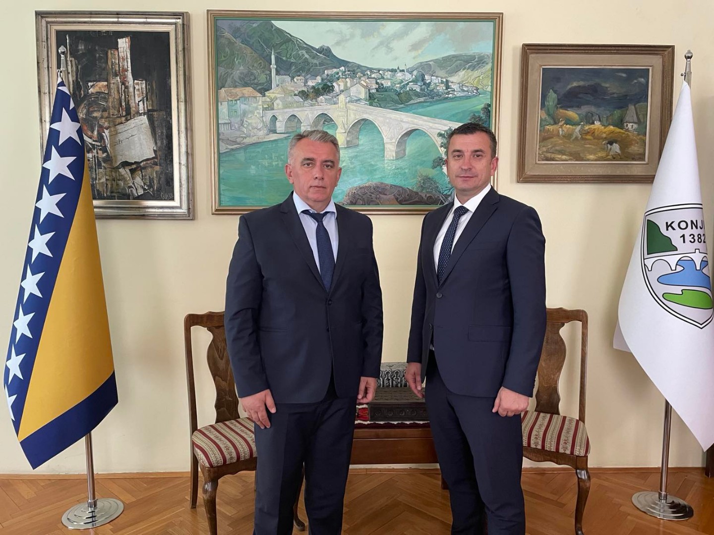 Predsjedavajući Skupštine HNK Šerif Špago u posjeti Konjicu