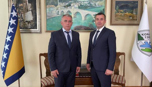 Predsjedavajući Skupštine HNK Šerif Špago u posjeti Konjicu