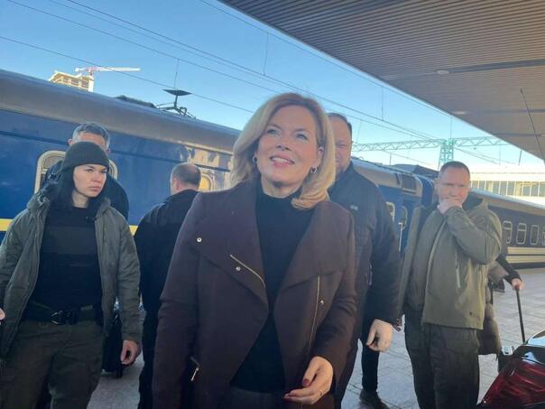Predsjednica donjeg doma njemačkog parlamenta doputovala u Kijev