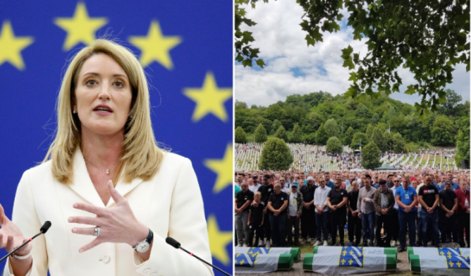 Predsjednica EP-a: Današnji dan služi kao podsjetnik da se mir nikada ne može uzeti zdravo za gotovo