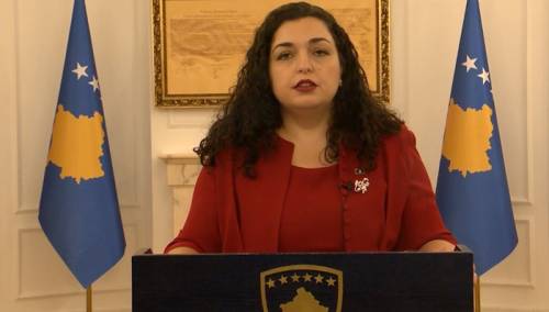 Predsjednica Kosova poziva i druge zemlje da uvedu sankcije Dodiku