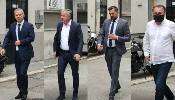 Predsjednici opozicionih stranaka u BiH stigli na sastanak sa Palmerom