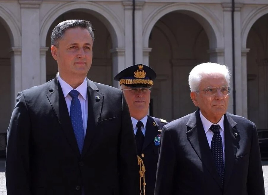 Predsjednik Italije dočekao Bećirovića uz najviše državne i vojne počasti