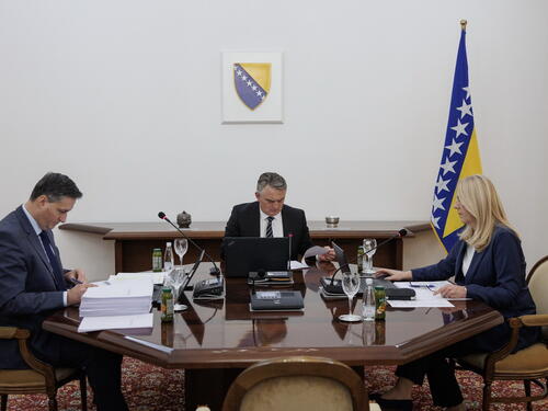 Predsjedništvo BiH danas o državnom budžetu