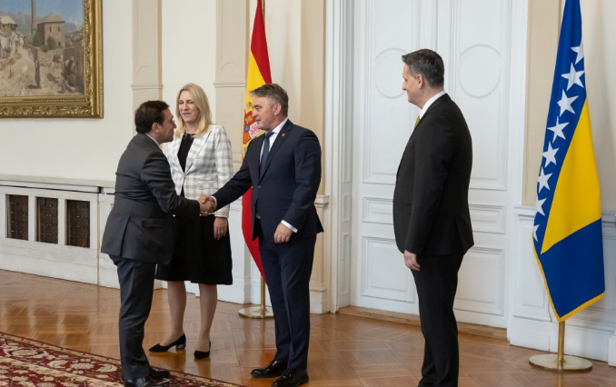 Predsjedništvo BiH sa šefom diplomatije Španije o EU putu