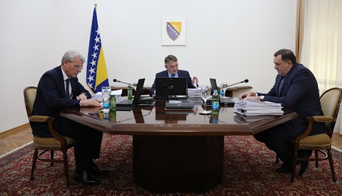Predsjedništvo BiH sutra o realizaciji zaključka o borbi protiv pandemije