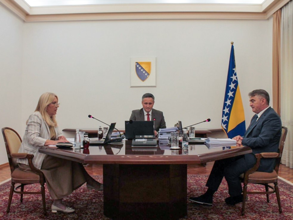 Predsjedništvo BiH usvojilo budžet za 2026. godinu, ide u Parlament
