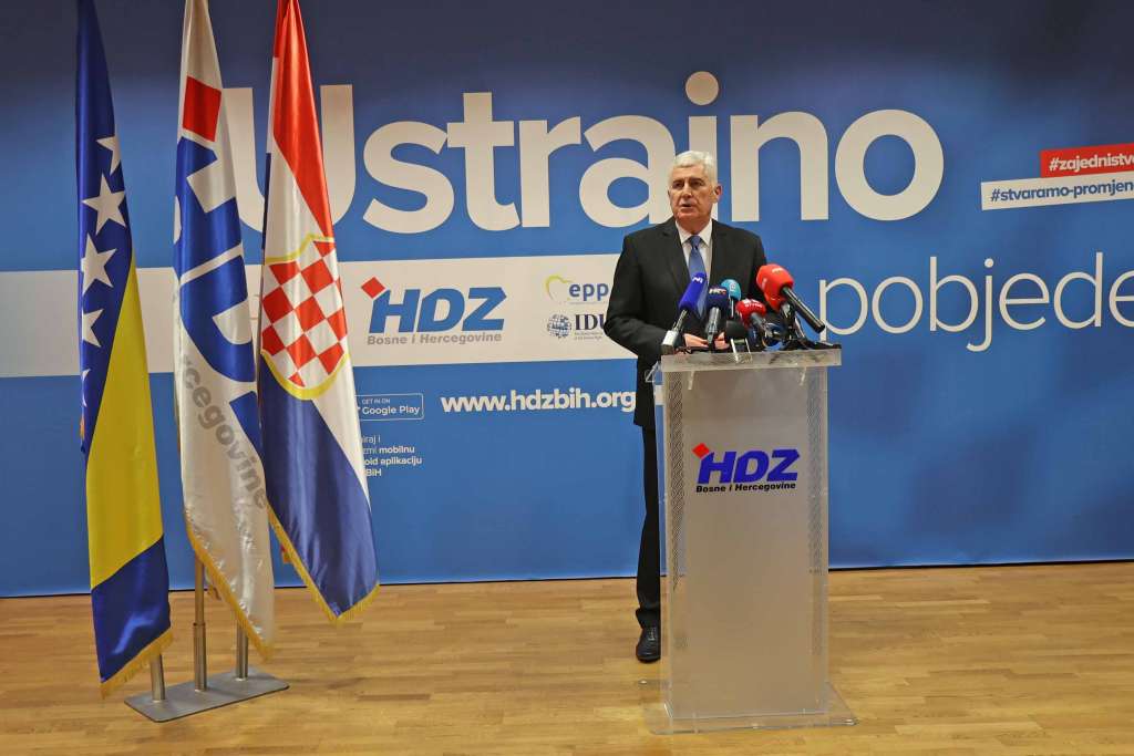 Predsjedništvo HDZ-a BiH danas razmatra aktuelne političke procese u BiH