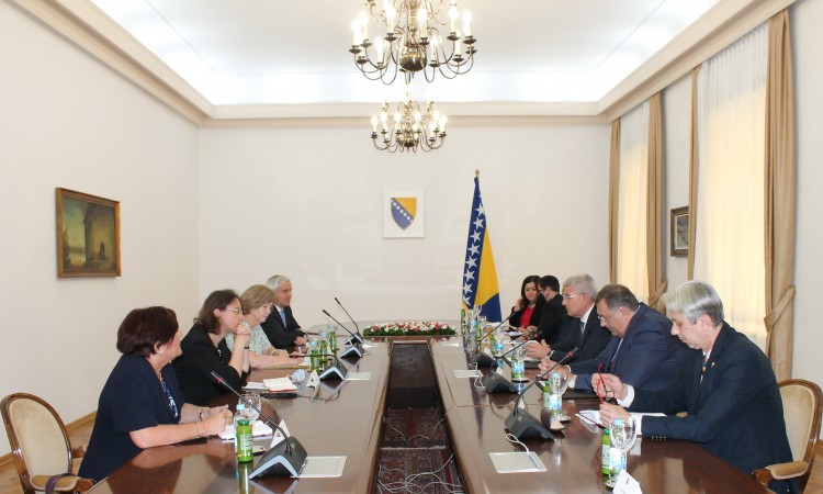 Predsjedništvo sa Macronovom savjetnicom: Podrška BiH na njenom EU putu