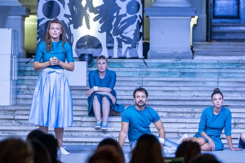 Predstava "Tri boje cvekle" izvedena u sklopu Festivala "Kultura na ulice!"