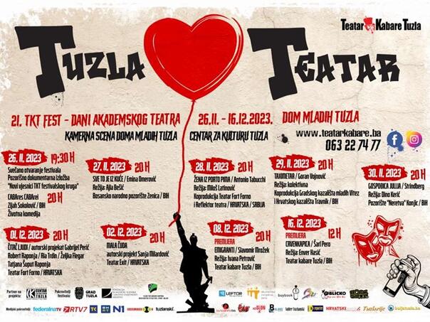 Predstava Zijaha Sokolovića otvara večerašnji 21. TKT Fest