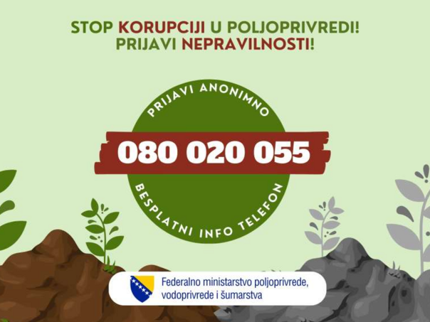 Predstavljen broj za prijave nepravilnosti u poljoprivredi